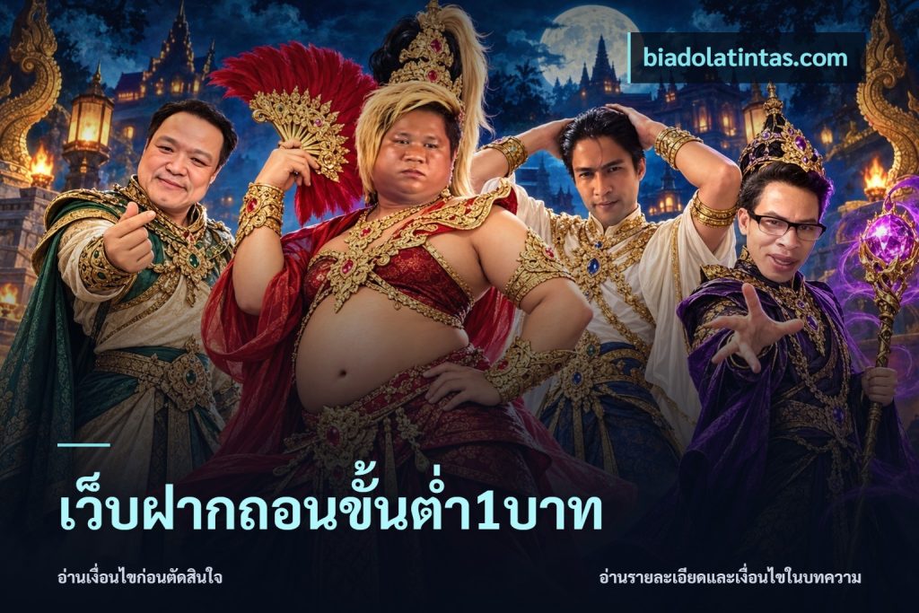 เว็บฝากถอนขั้นต่ำ1บาท