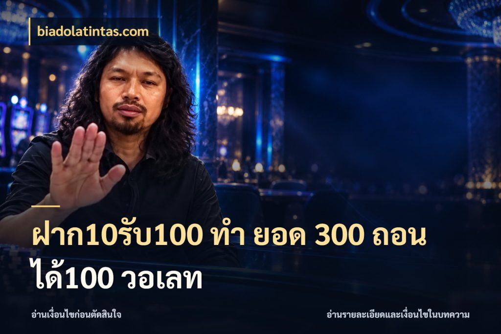 ฝาก10รับ100 ทํา ยอด 300 ถอนได้100 วอเลท biadolatintas.com รูปแบบโบนัสกับสิทธิ์ของสายเกม