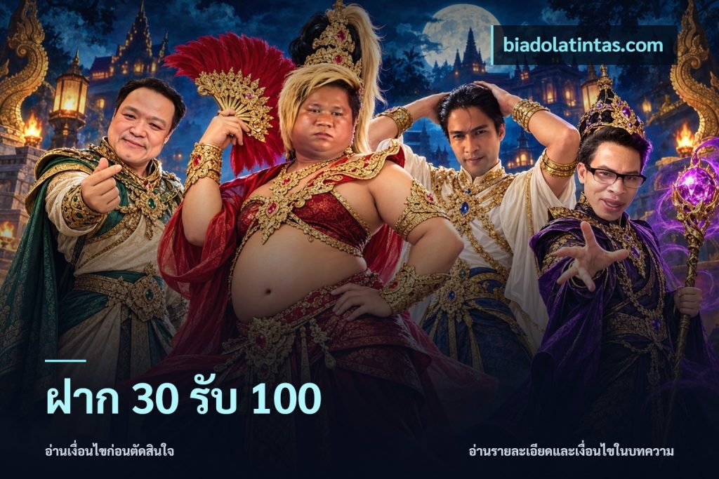 ฝาก 30 รับ 100
