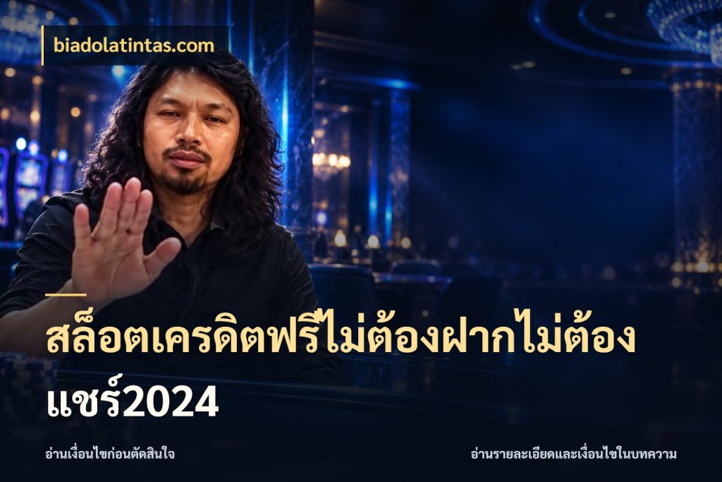 สล็อตเครดิตฟรีไม่ต้องฝากไม่ต้องแชร์2024 เครดิตฟรีกับจังหวะลุ้นที่คุณเลือก ในมุม biadolatintas.com