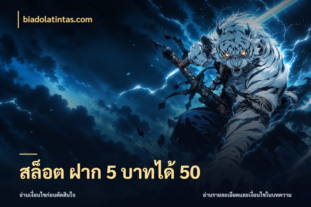 สล็อต ฝาก 5 บาทได้ 50 จับประเด็นยอดรับก่อนเลือกความสนุก กับ biadolatintas.com