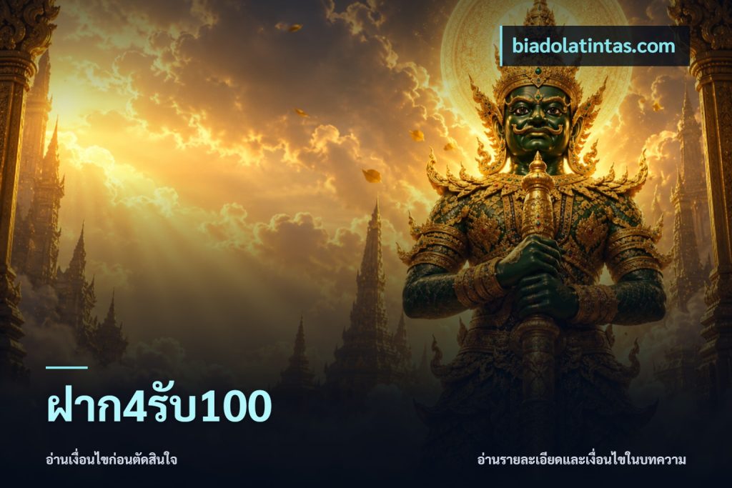 ฝาก4รับ100