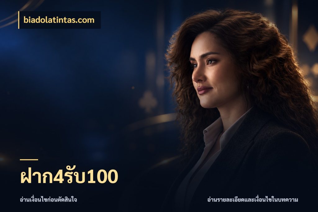 ฝาก4รับ100 ยอดฝากและยอดรับในมุมของคนชอบลุ้น สไตล์ biadolatintas.com