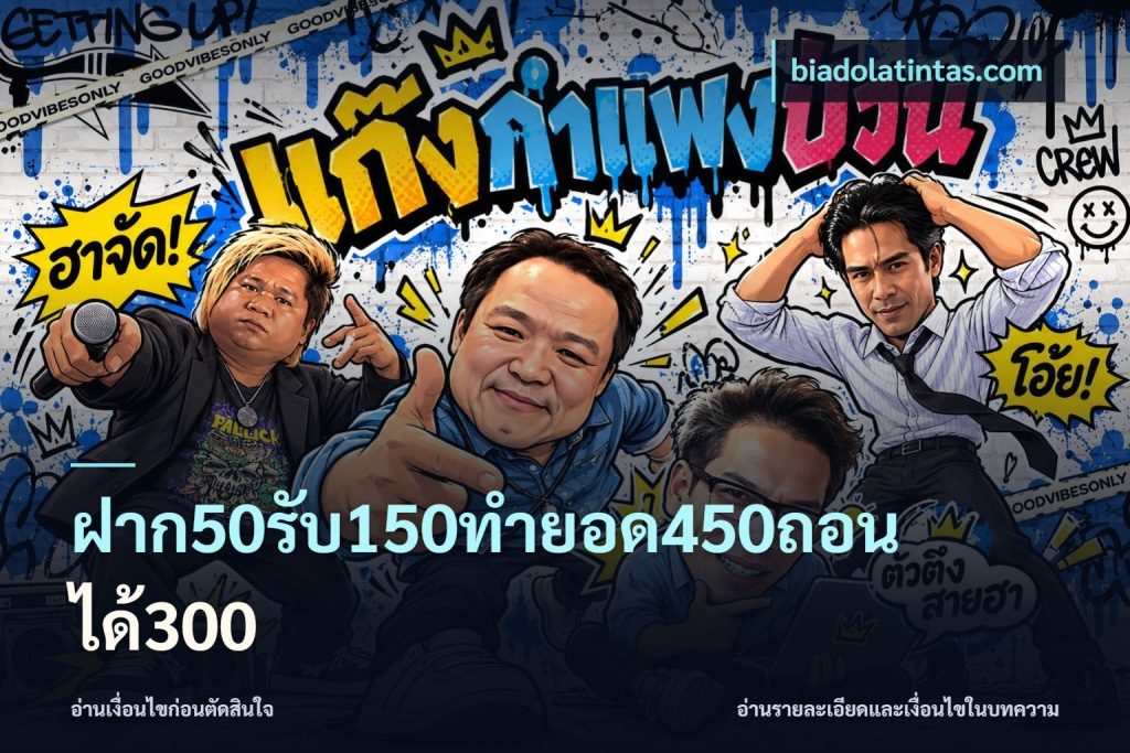 ฝาก50รับ150ทำยอด450ถอนได้300