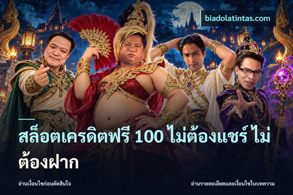 สล็อตเครดิตฟรี 100 ไม่ต้องแชร์ ไม่ต้องฝาก