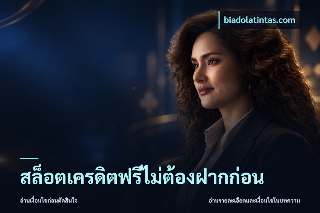 สล็อตเครดิตฟรีไม่ต้องฝากก่อน