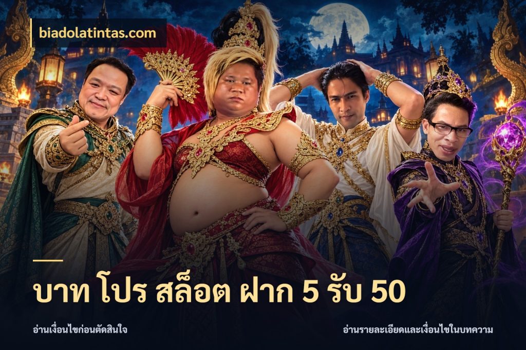 บาท โปร สล็อต ฝาก 5 รับ 50 เปิดมุมโปรให้เข้ากับเกมแนวโปรด กับ biadolatintas.com