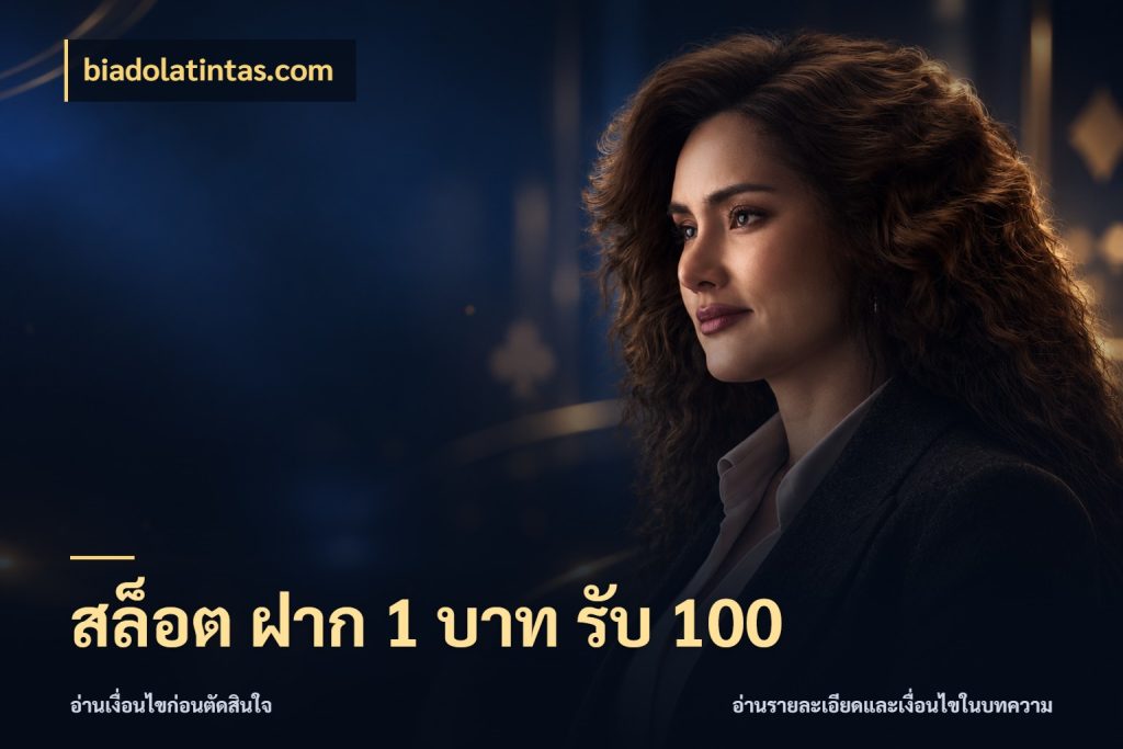 สล็อต ฝาก 1 บาท รับ 100 เครดิตกับรูปแบบโปรที่ตรงใจ กับ biadolatintas.com