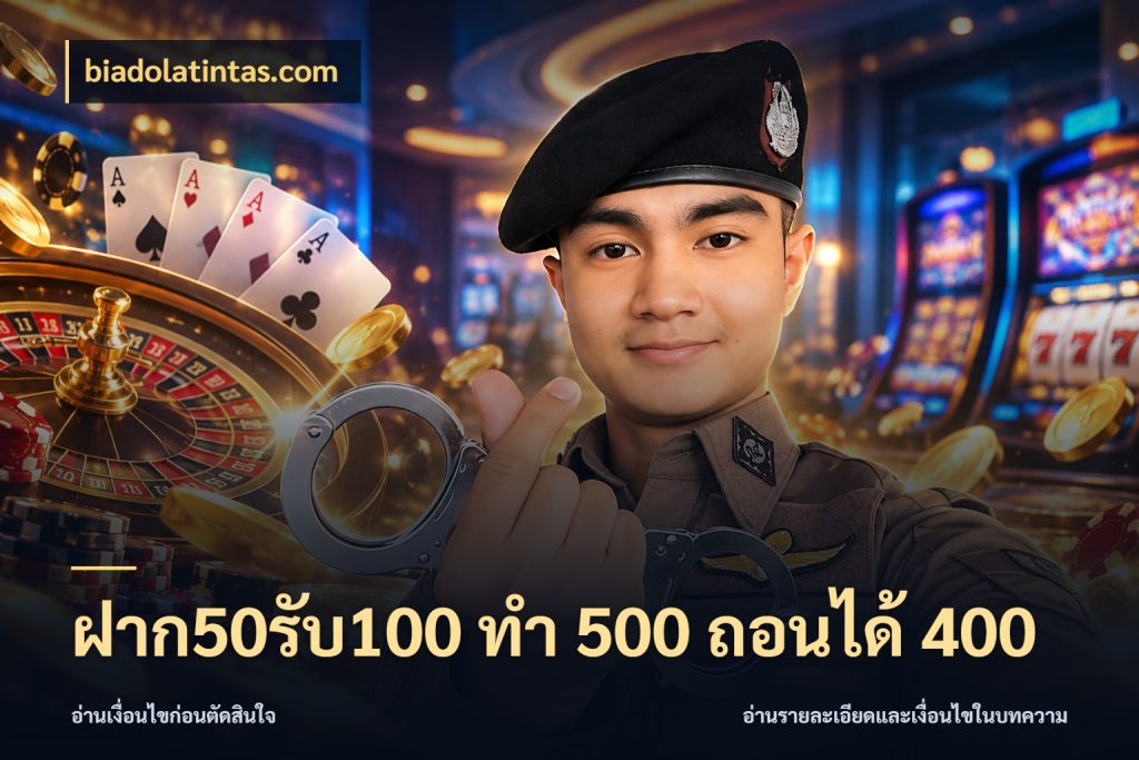 ฝาก50รับ100 ทํา 500 ถอนได้ 400 โปรกับเกมที่ชอบเลือกให้ตรงสไตล์ สไตล์ biadolatintas.com