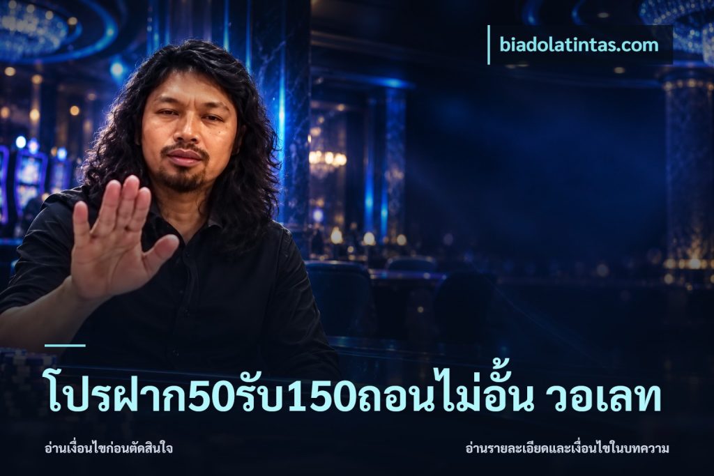 โปรฝาก50รับ150ถอนไม่อั้น วอเลท