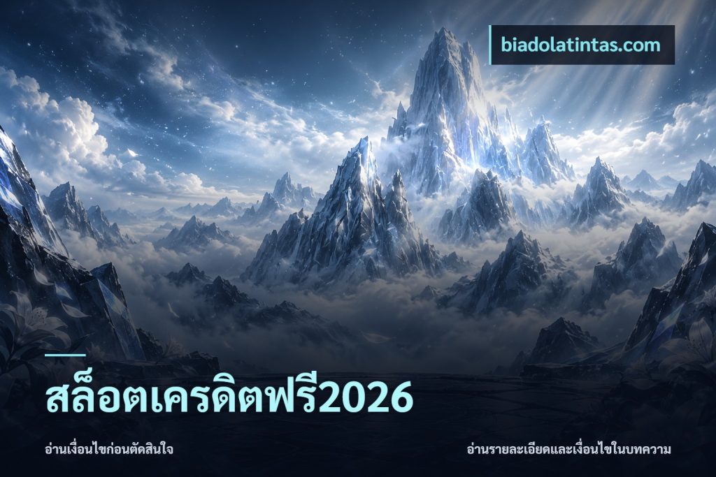 สล็อตเครดิตฟรี2026