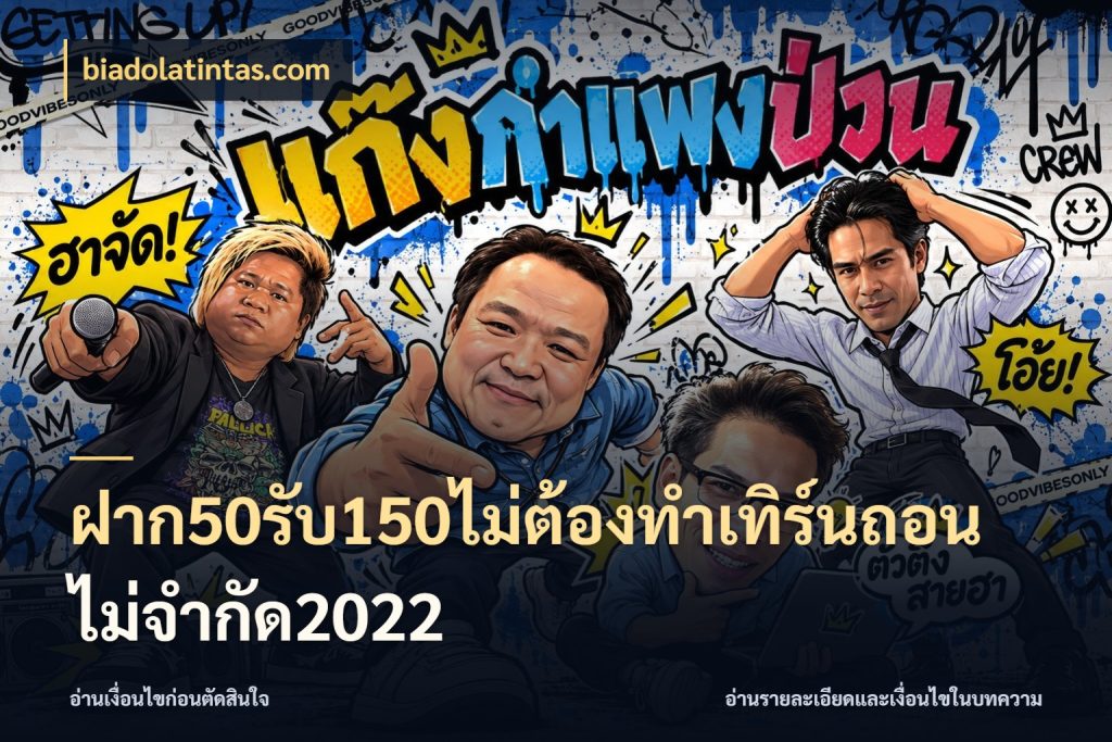 ฝาก50รับ150ไม่ต้องทําเทิร์นถอนไม่จํากัด2022 จุดเด่นของเครดิตที่คนชอบเกมอยากรู้ ในมุม biadolatintas.com