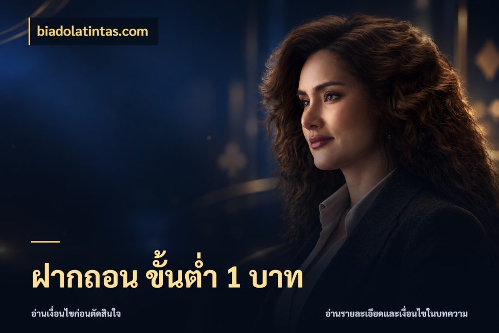 ฝากถอน ขั้นต่ำ 1 บาท รู้จักจำนวนแต่ละแบบก่อนเลือกเกม กับ biadolatintas.com