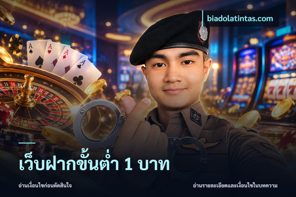 เว็บฝากขั้นต่ำ 1 บาท
