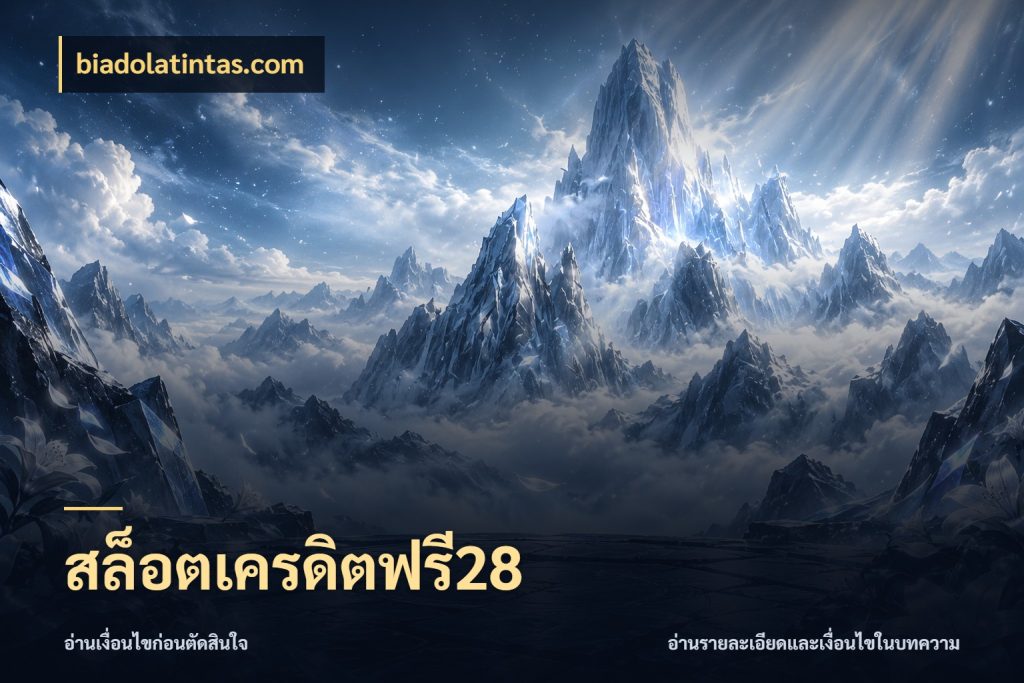 สล็อตเครดิตฟรี28 biadolatintas.com เปิดประเด็นเครดิตฟรีสำหรับคนชอบลุ้น